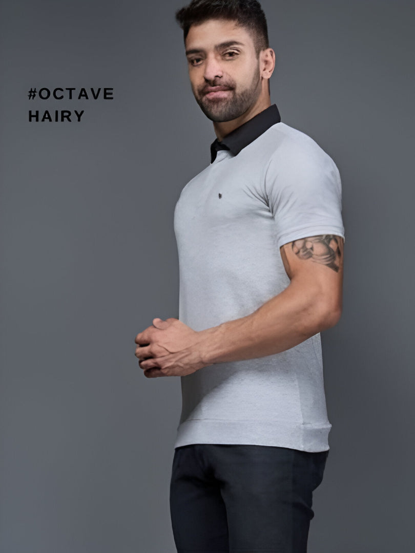 Gray - cotton looper fabric