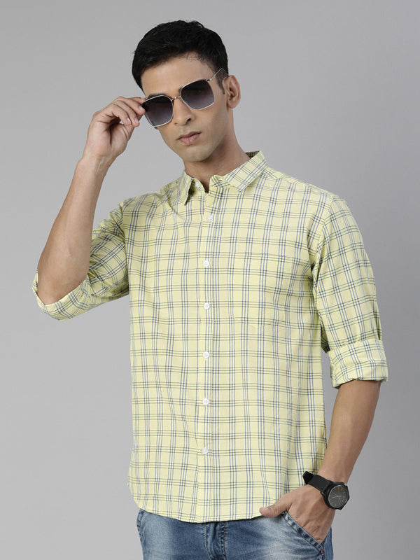 Mens Full Sleave Shirts - 100% Cotton Printed Shirts