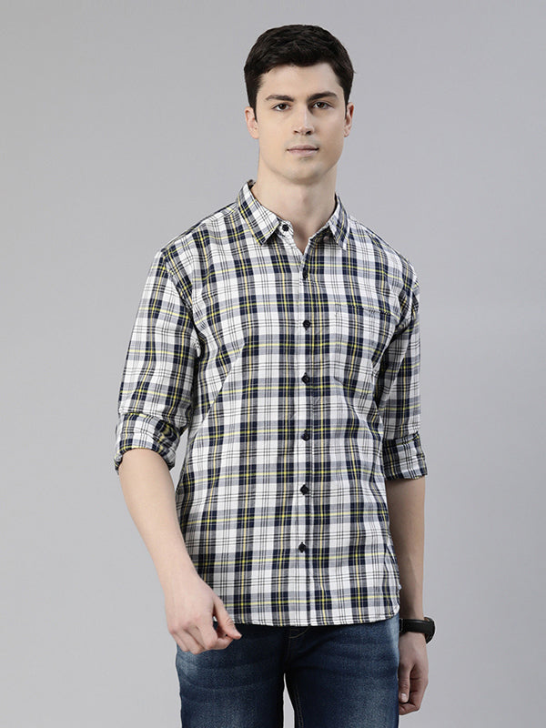 Mens Full Sleave Shirts - 100% Cotton Printed Shirts