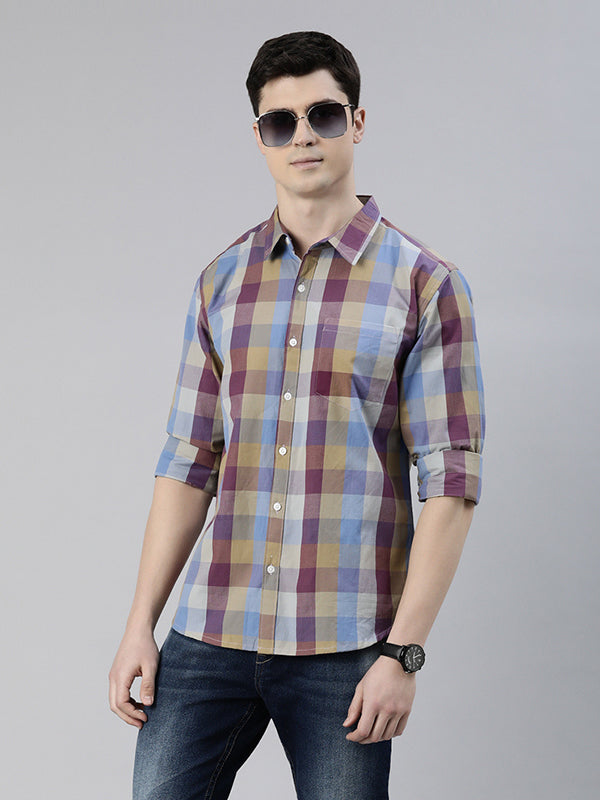 Mens Full Sleave Shirts - 100% Cotton Printed Shirts