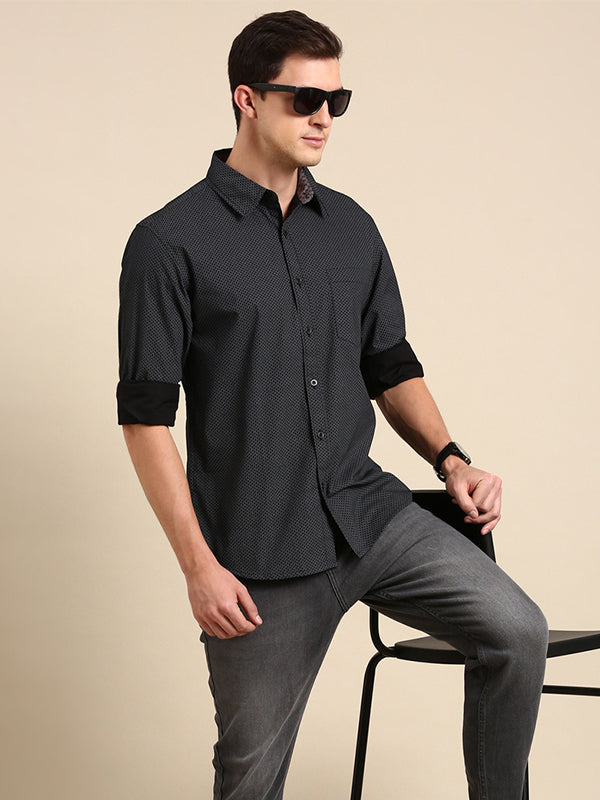 Mens Full Sleave Shirts - 100% Cotton Printed Shirts