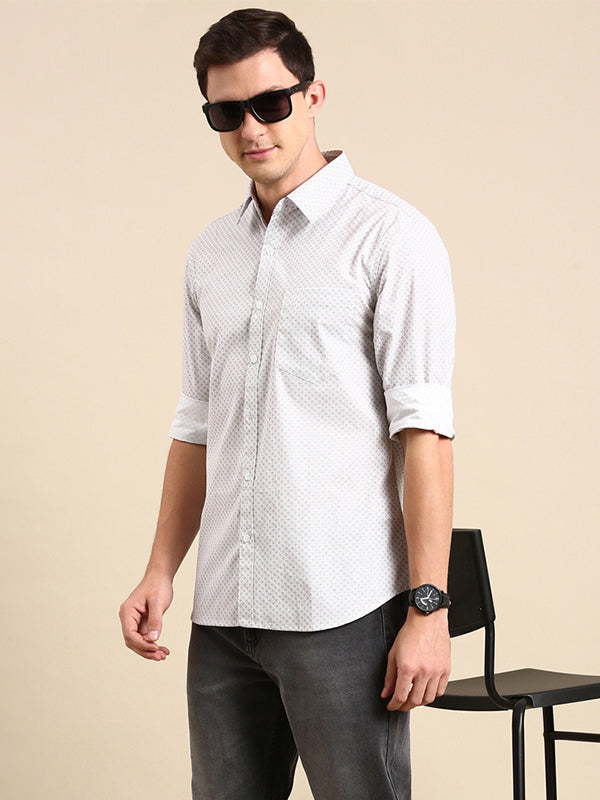 Mens Full Sleave Shirts - 100% Cotton Printed Shirts