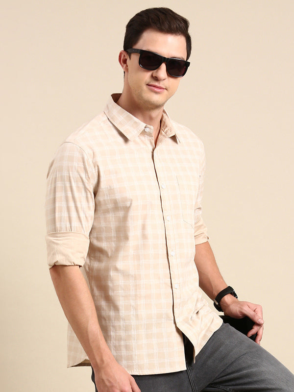 Mens Full Sleave Shirts - 100% Cotton Printed Shirts