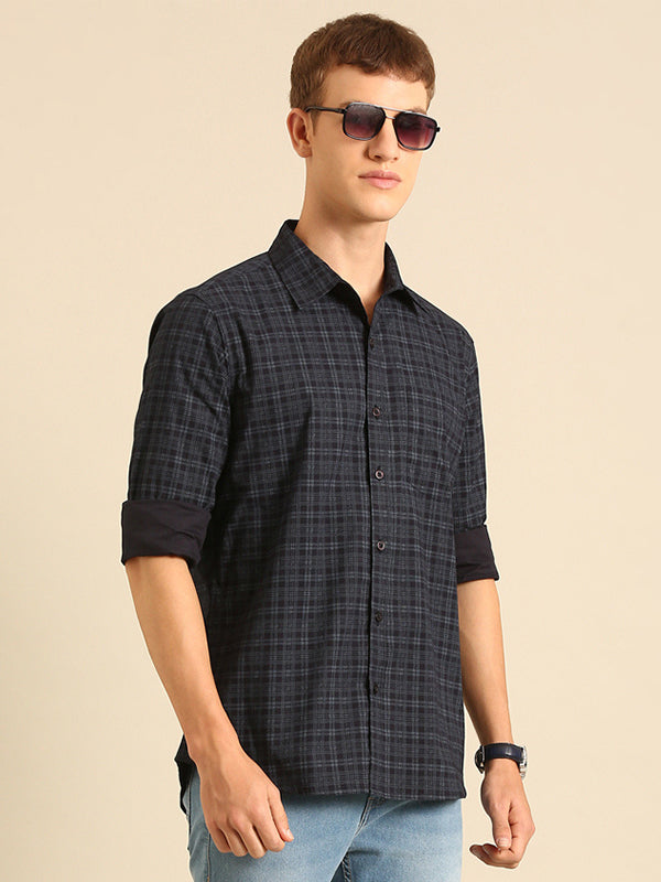 Mens Full Sleave Shirts - 100% Cotton Printed Shirts