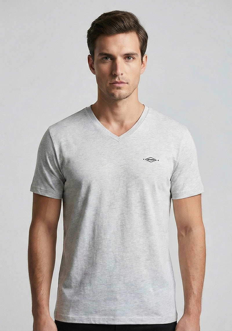 LEE COOPER T-SHIRT R\N [GREY]