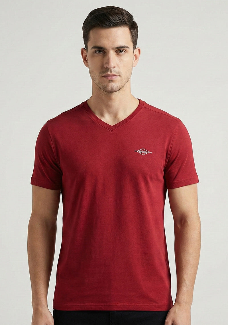 LEE COOPER T-SHIRT R\N [RED]