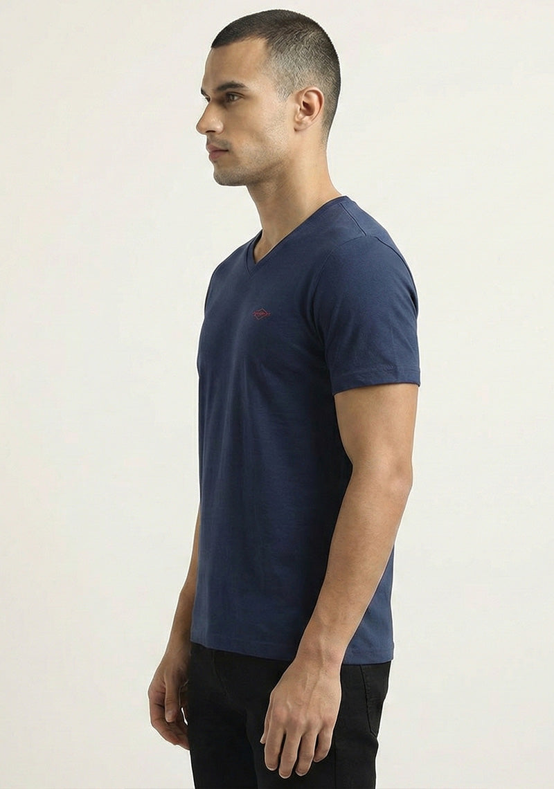 LEE COOPER T-SHIRT R\N [NAVY]