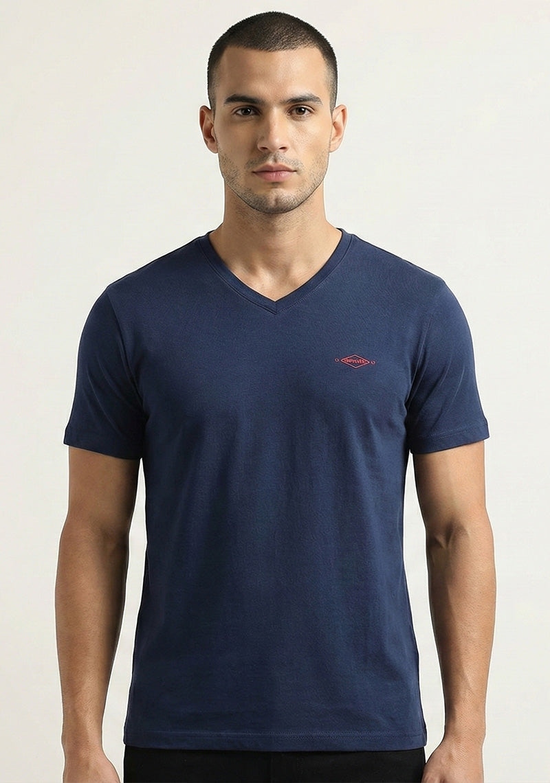 LEE COOPER T-SHIRT R\N [NAVY]