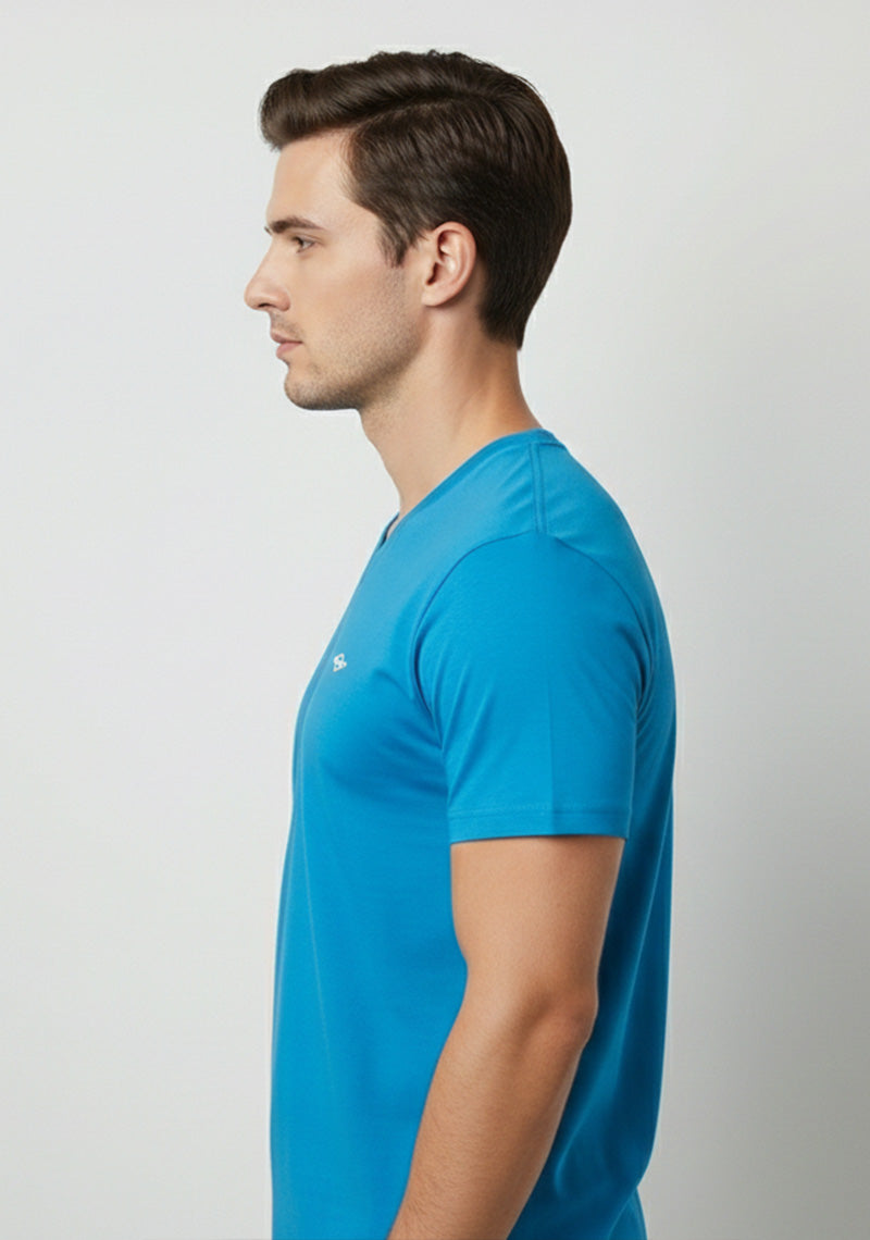 LEE COOPER T-SHIRT R\N [SKY BLUE]