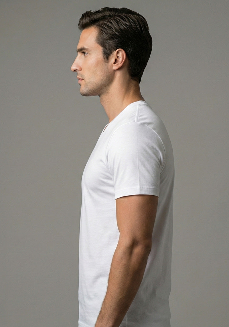 LEE COOPER T-SHIRT R\N [WHITE]
