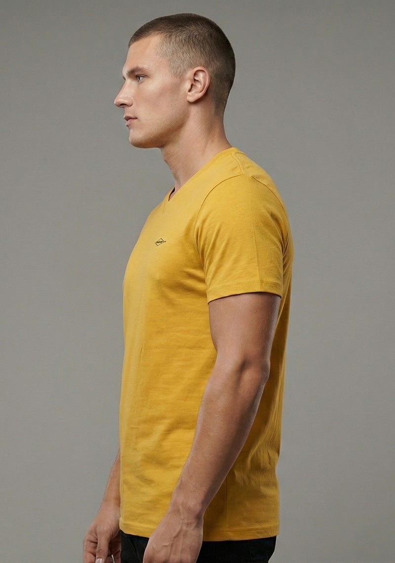 LEE COOPER T- SHIRT R\N [YELLOW]