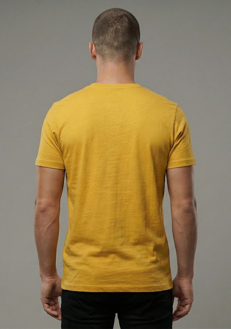 LEE COOPER T- SHIRT R\N [YELLOW]