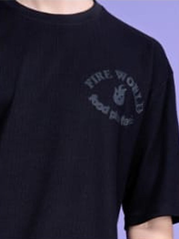 Mens R-Neck Drop Shoulder Cord-Set