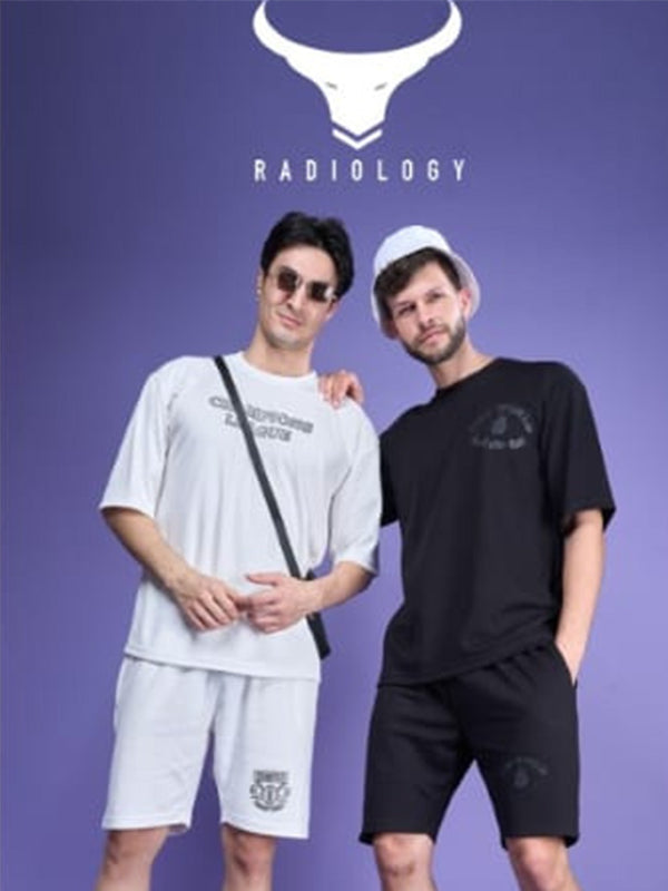 Mens R-Neck Drop Shoulder Cord-Set