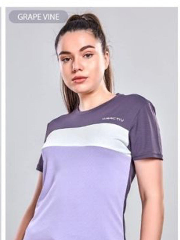 Violet Womens T-shirt Round-Neck