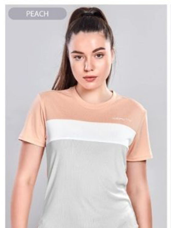 Orange Womens T-shirt Round-Neck