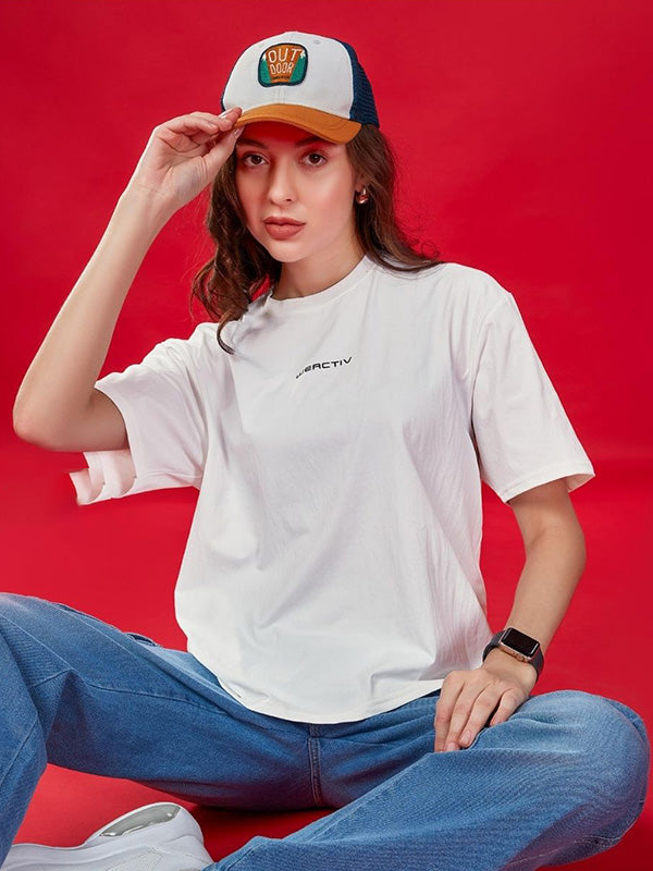 Womens T-shirt Drop Shoulder