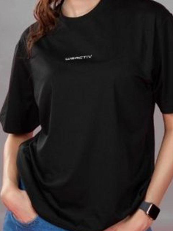 Womens T-shirt Drop Shoulder